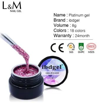 36pcs/lot ibdgel brand Platinum glitter Nail Gel Polish Set Soak Off Manicure colorful Shining Designs Varnish for Nail Beauty
36pcs/lot ibdgel brand Platinum glitter Nail Gel Polish Set Soak Off Manicure colorful Shining Designs Varnish for Nail Beauty