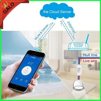 Wifi Switch,Universal Smart Home Automation Module Timer Diy Wireless Switch, Remote Controller Via IOS Android 10A/2200W
Wifi Switch,Universal Smart Home Automation Module Timer Diy Wireless Switch, Remote Controller Via IOS Android 10A/2200W