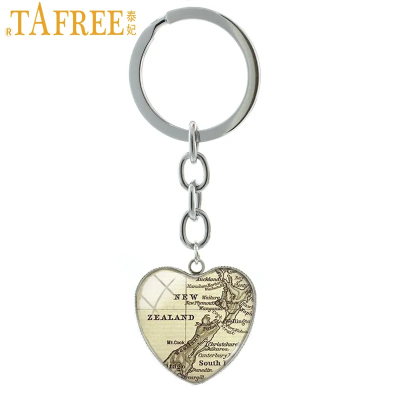 TAFREE New Zealand Map Keychain Vintage Fashion Heart Shape Pendant Key Chain Car Key Key Ring Gift Men Women Jewelry Gift HP105
TAFREE New Zealand Map Keychain Vintage Fashion Heart Shape Pendant Key Chain Car Key Key Ring Gift Men Women Jewelry Gift HP105