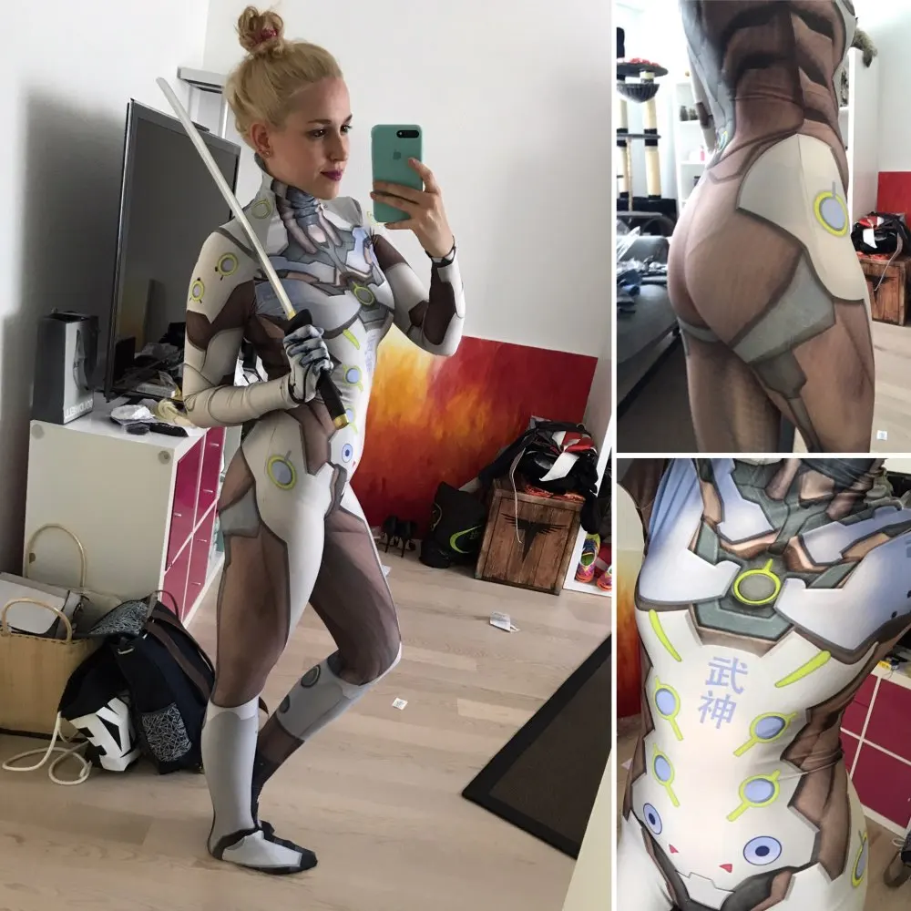 Game Genji Costume Spandex 3D Print Genji zentai suit cosplay Costume Custom Made Halloween Party Cosplay Costume Only Bodysuit
Game Genji Costume Spandex 3D Print Genji zentai suit cosplay Costume Custom Made Halloween Party Cosplay Costume Only Bodysuit