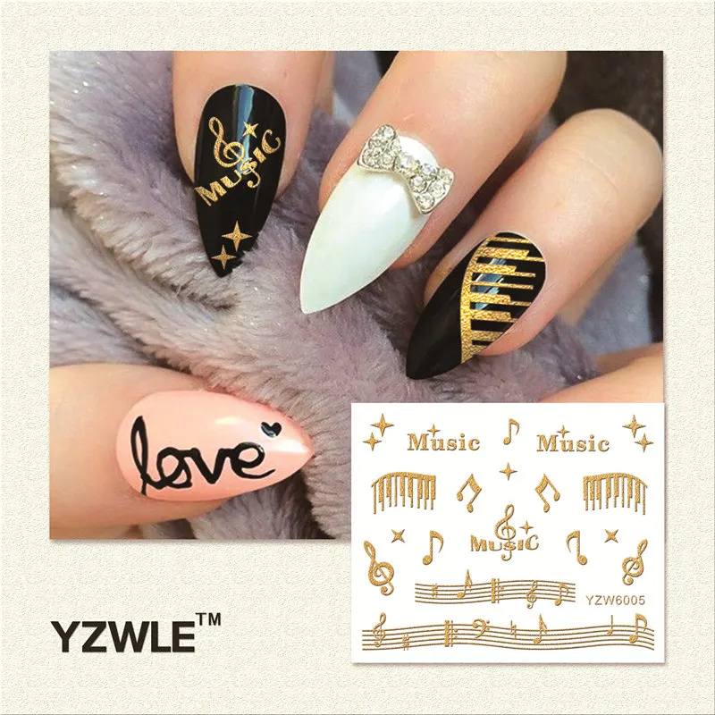 YWK 1 Sheet Hot Gold 3D Nail Art Stickers DIY Nail Decorations Decals Foils Wraps Manicure Styling Tools (YZW-6005)
YWK 1 Sheet Hot Gold 3D Nail Art Stickers DIY Nail Decorations Decals Foils Wraps Manicure Styling Tools (YZW-6005)