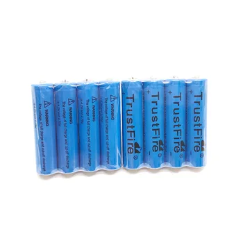 8pcs/lot TrustFire TR10440 10440 AAA 3.7V 600mAh Lithium Rechargeable Battery for LED Flashlights Torch Remote Control Toys
8pcs/lot TrustFire TR10440 10440 AAA 3.7V 600mAh Lithium Rechargeable Battery for LED Flashlights Torch Remote Control Toys