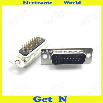 20pcs 26 Pin HDP26 Male/Female Socket D-sub HDB/DB 26 Connector Gilded Welded Plate Socket Black
20pcs 26 Pin HDP26 Male/Female Socket D-sub HDB/DB 26 Connector Gilded Welded Plate Socket Black
