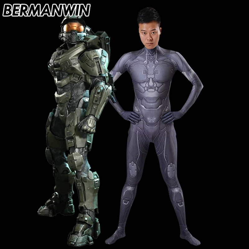 BERMANWIN High Quality Game Halo Undersuit 3D Print Spandex Superhero Costume Halo Master Chief Costume Halloween Costume adult
BERMANWIN High Quality Game Halo Undersuit 3D Print Spandex Superhero Costume Halo Master Chief Costume Halloween Costume adult