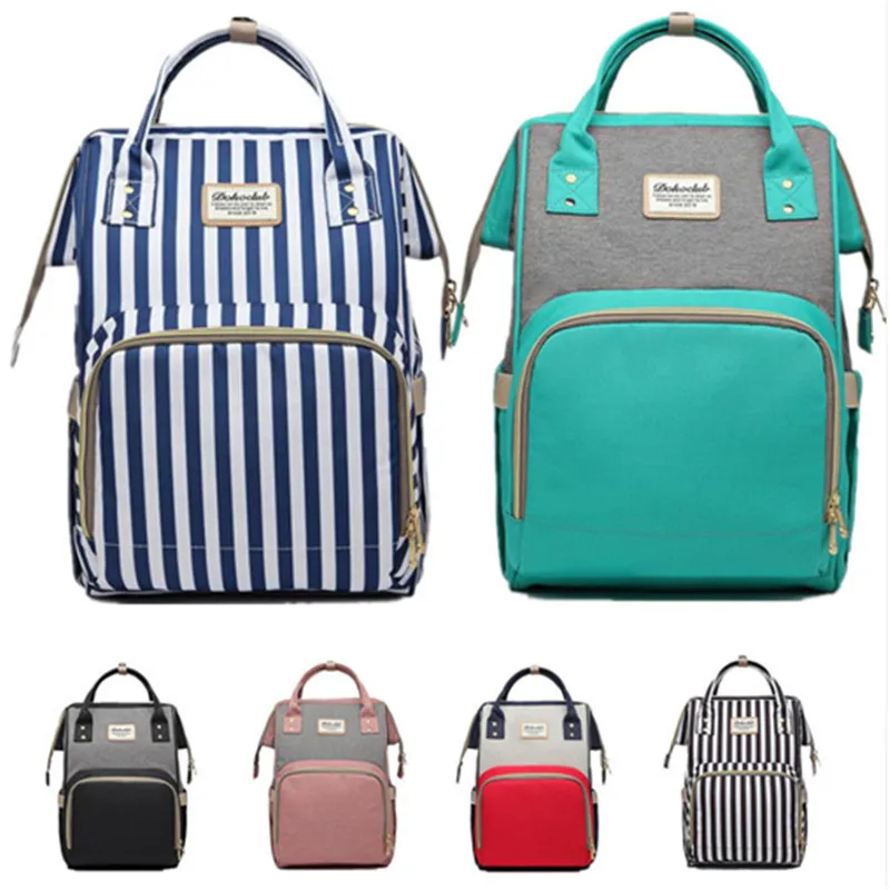 Fashion Diaper Bag Backpack For Baby Mummy Nursing Bag Large Capacity Waterproof Portable Travel Bag Anti-thief Nappy Bag
Fashion Diaper Bag Backpack For Baby Mummy Nursing Bag Large Capacity Waterproof Portable Travel Bag Anti-thief Nappy Bag