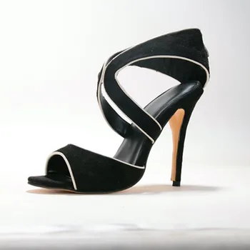 Dress Zip Handmade Cross Woman Thin High Cover Spool Heels Sandals 2015 Summer Bordered Hollow-Out Suede Leather Open Toe Shoes
Dress Zip Handmade Cross Woman Thin High Cover Spool Heels Sandals 2015 Summer Bordered Hollow-Out Suede Leather Open Toe Shoes
