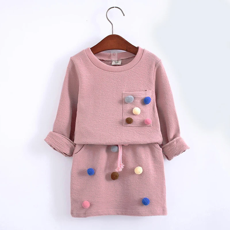 Kids Clothes Girls Children Clothing Set 2019 Spring Long Sleeve Pink Shirt + Skirt Casual Autumn Baby Girls Clothes Set Vestido
Kids Clothes Girls Children Clothing Set 2019 Spring Long Sleeve Pink Shirt + Skirt Casual Autumn Baby Girls Clothes Set Vestido