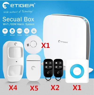 Hot selling Etiger Alarm System Secual box GSM Alarm System Wifi Alarm Home Security Alarm System With App Control
Hot selling Etiger Alarm System Secual box GSM Alarm System Wifi Alarm Home Security Alarm System With App Control