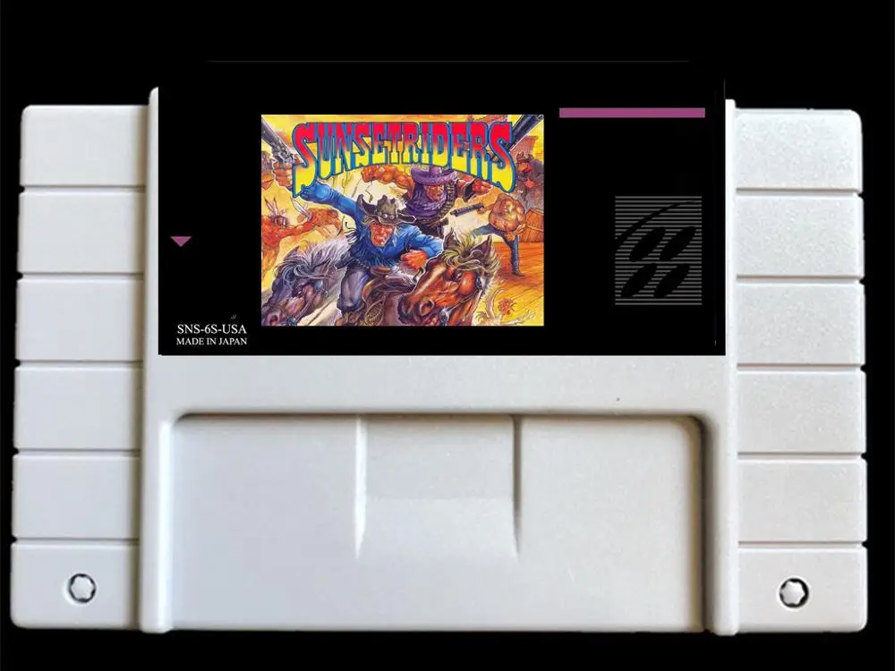 Sunset Riders USA -NTSC version 46 pins Video games card NTSC version for Retro Video games Console !
Sunset Riders USA -NTSC version 46 pins Video games card NTSC version for Retro Video games Console !