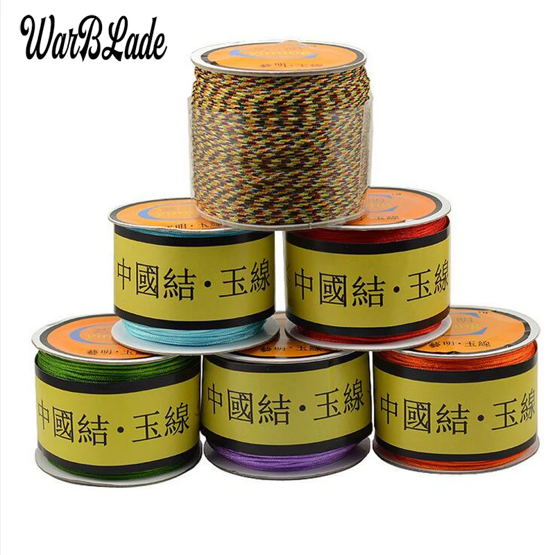 WarBLade 80m 1mm Cotton Cord Nylon Cord Thread Chinese Knot Cord Plastic String DIY Rope Bead Bracelet Necklace Jewelry Making
WarBLade 80m 1mm Cotton Cord Nylon Cord Thread Chinese Knot Cord Plastic String DIY Rope Bead Bracelet Necklace Jewelry Making