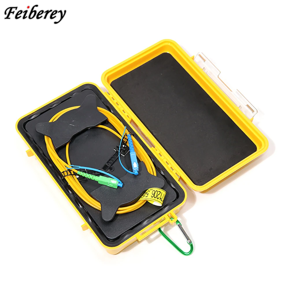 SC/APC to SC/UPC OTDR Launch Cable Box Singlemode 9/125um 1KM OTDR Dead Zone Eliminator Fiber Rings Testing Extension Line
SC/APC to SC/UPC OTDR Launch Cable Box Singlemode 9/125um 1KM OTDR Dead Zone Eliminator Fiber Rings Testing Extension Line