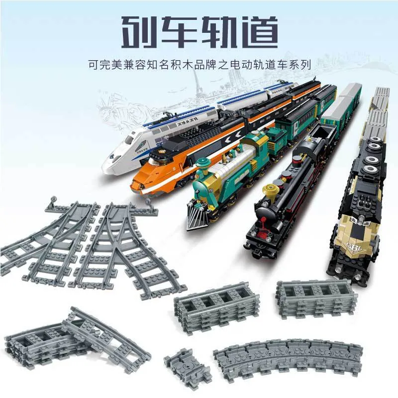 Optional City Trains Series Train Track Rail Straight Rails Building Blocks Set Bricks Model Kids Toys Gifts Compatible Legoings
Optional City Trains Series Train Track Rail Straight Rails Building Blocks Set Bricks Model Kids Toys Gifts Compatible Legoings
