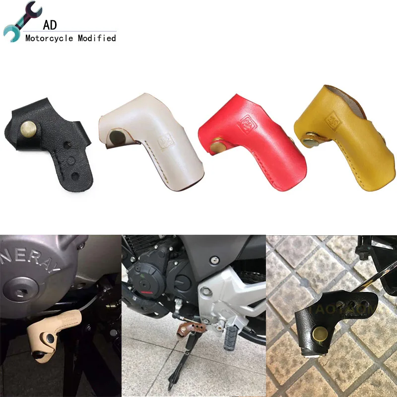 Leather / Rubber Protection Moto Shoes Protector Motorcycle Shifter Gear Lever Cover Shoe Boot Protective Motorbike Accessories
Leather / Rubber Protection Moto Shoes Protector Motorcycle Shifter Gear Lever Cover Shoe Boot Protective Motorbike Accessories