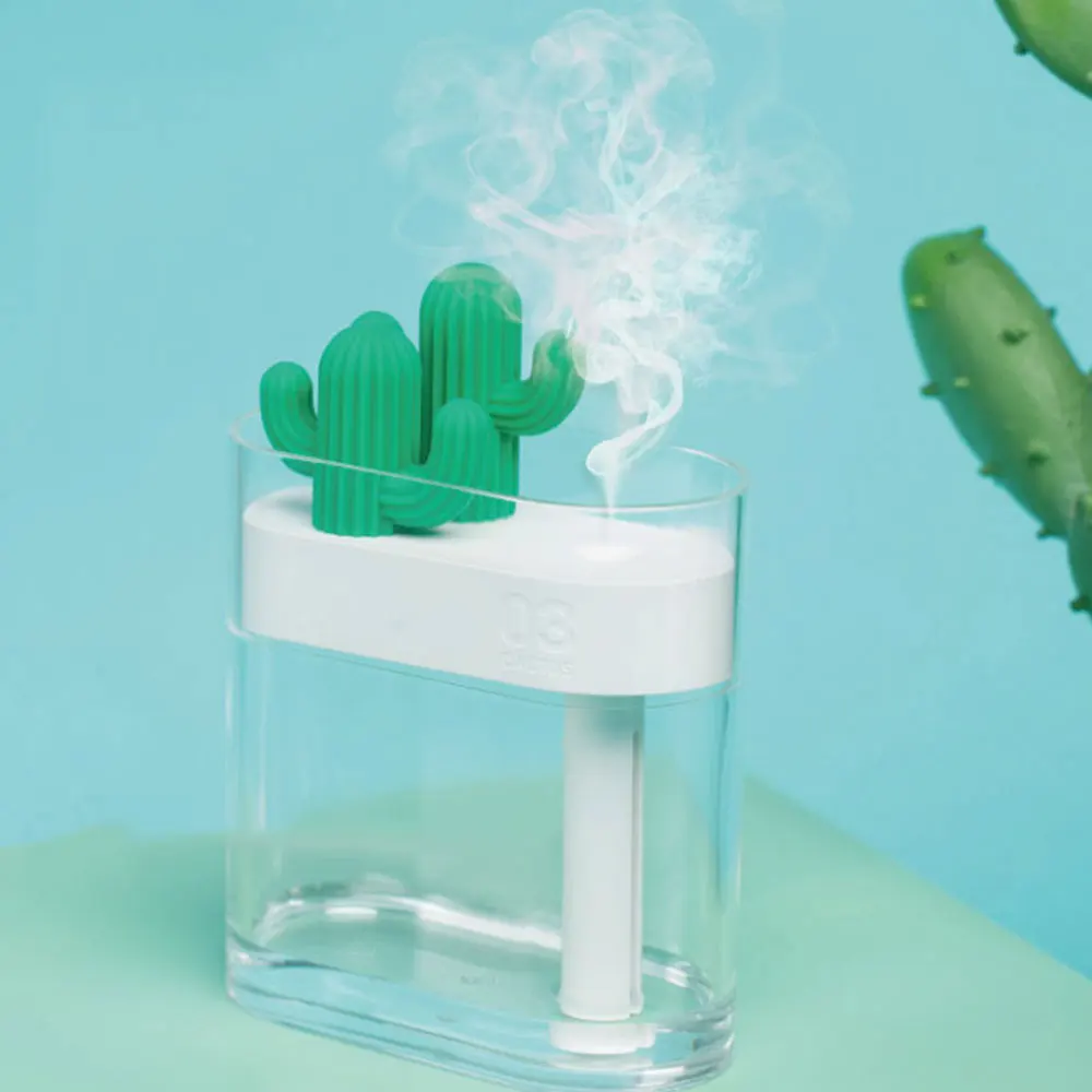 160ML Mini Cute USB Air Humidifier with LED Lamp Transparent Ultrasonic Cactus Humidifier for Home Diffuser Mist Maker
160ML Mini Cute USB Air Humidifier with LED Lamp Transparent Ultrasonic Cactus Humidifier for Home Diffuser Mist Maker