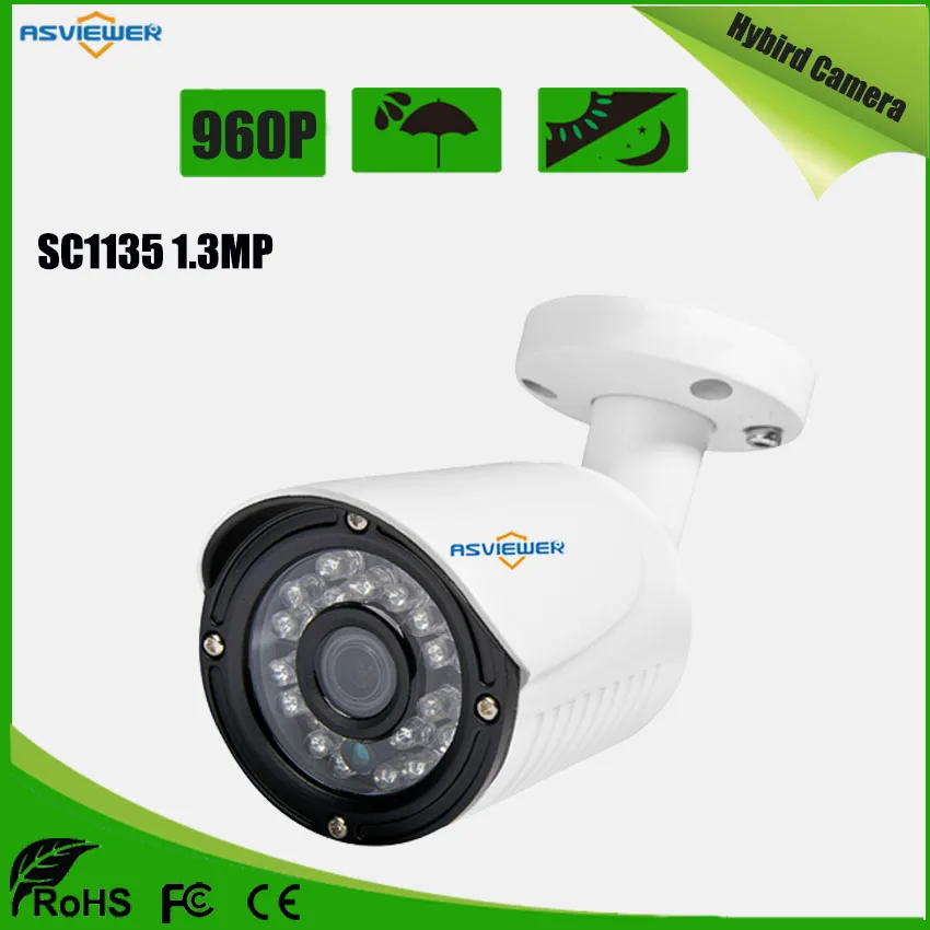 Hybrid 960P HD Camera Support AHD/CVI/TVI/CVBS output Waterproof Camera 20m IR distance AS-MHD8204N2
Hybrid 960P HD Camera Support AHD/CVI/TVI/CVBS output Waterproof Camera 20m IR distance AS-MHD8204N2