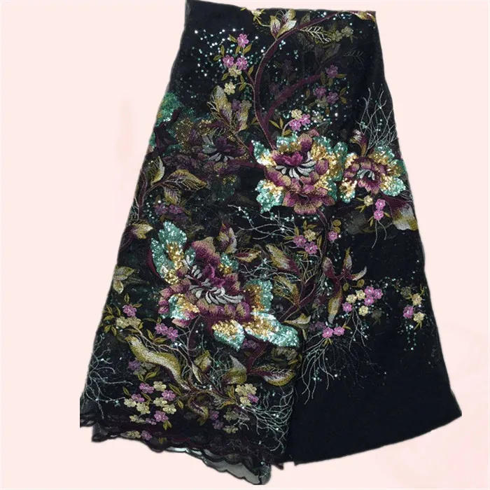 Amazing black French net lace fabric with flower embroidery nice tulle cloth for evening dress GN8-2(5yards/pc)
Amazing black French net lace fabric with flower embroidery nice tulle cloth for evening dress GN8-2(5yards/pc)