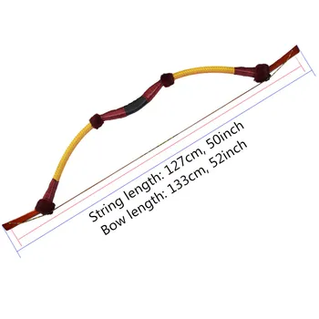 50lbs Recurve Bow Traditional Wooden Longbow for 400 spine Carbon/Fiberglass Arrow Hunting Target Shooting 
50lbs Recurve Bow Traditional Wooden Longbow for 400 spine Carbon/Fiberglass Arrow Hunting Target Shooting