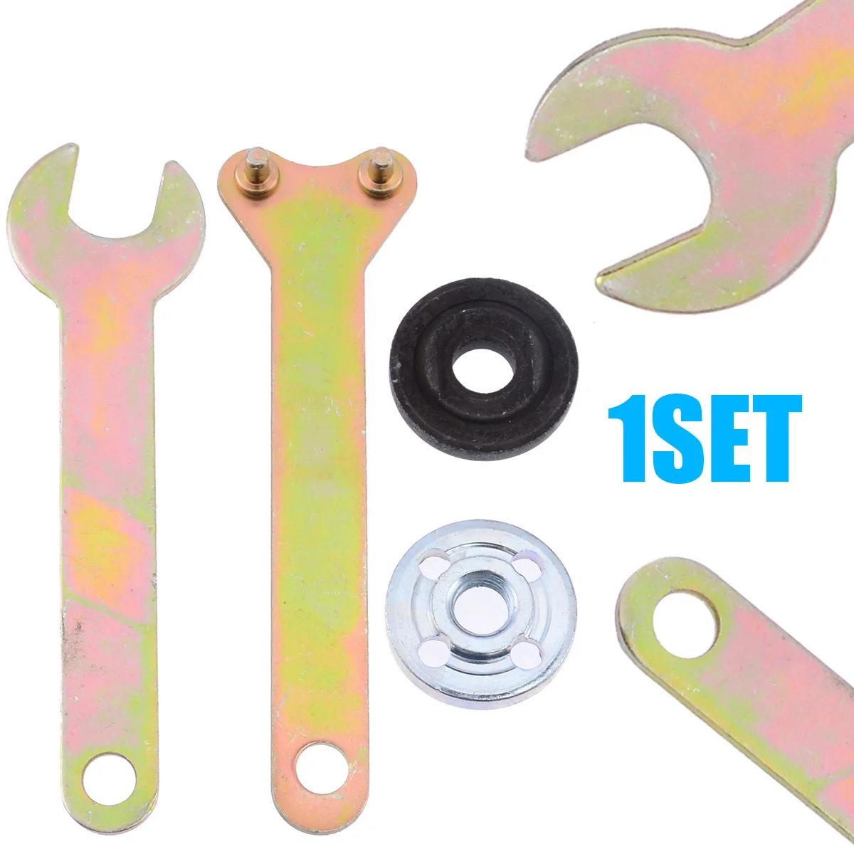 High Quality Mayirt Metal Angle Grinder Spanner 100 Lock Flange Nuts Spanner Wrench Replacement Hand Tools New
High Quality Mayirt Metal Angle Grinder Spanner 100 Lock Flange Nuts Spanner Wrench Replacement Hand Tools New