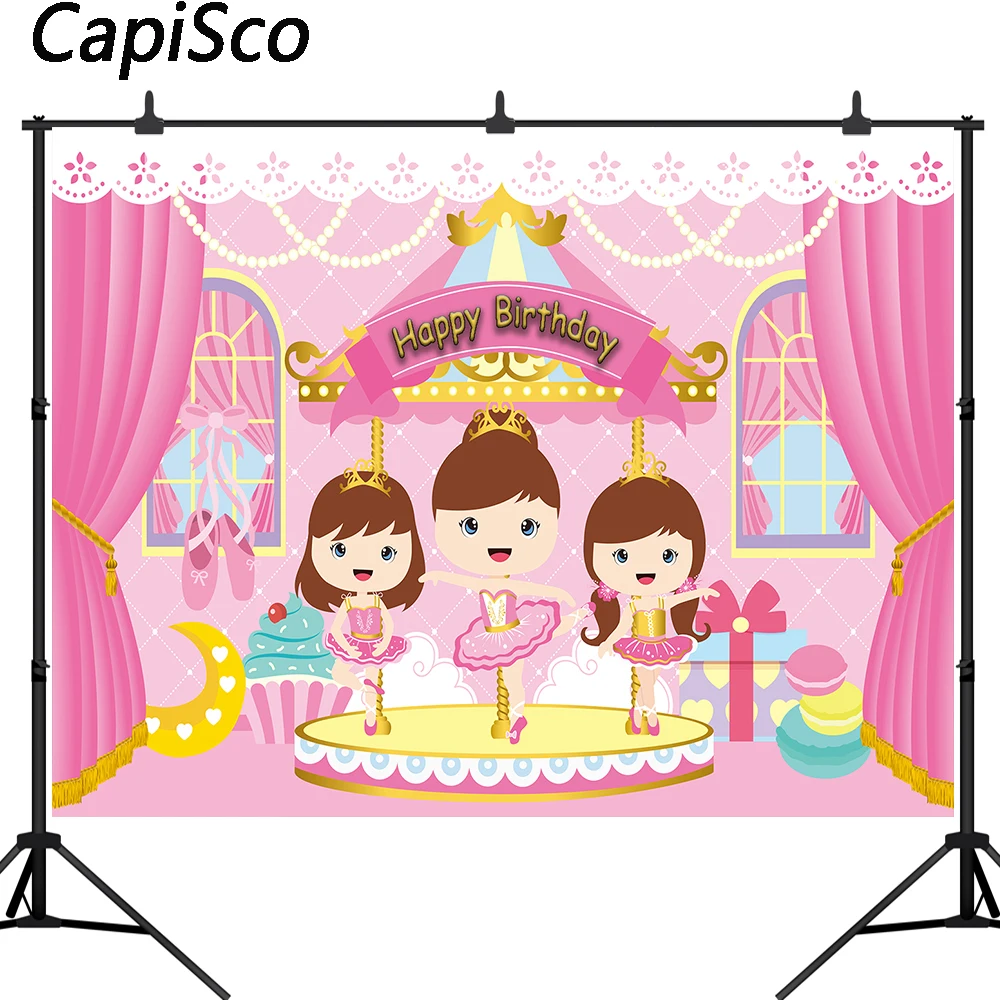 Capisco Girl Birthday photography backdrops Pink Background Curtains Party Decoration a photo camera photographic professional
Capisco Girl Birthday photography backdrops Pink Background Curtains Party Decoration a photo camera photographic professional