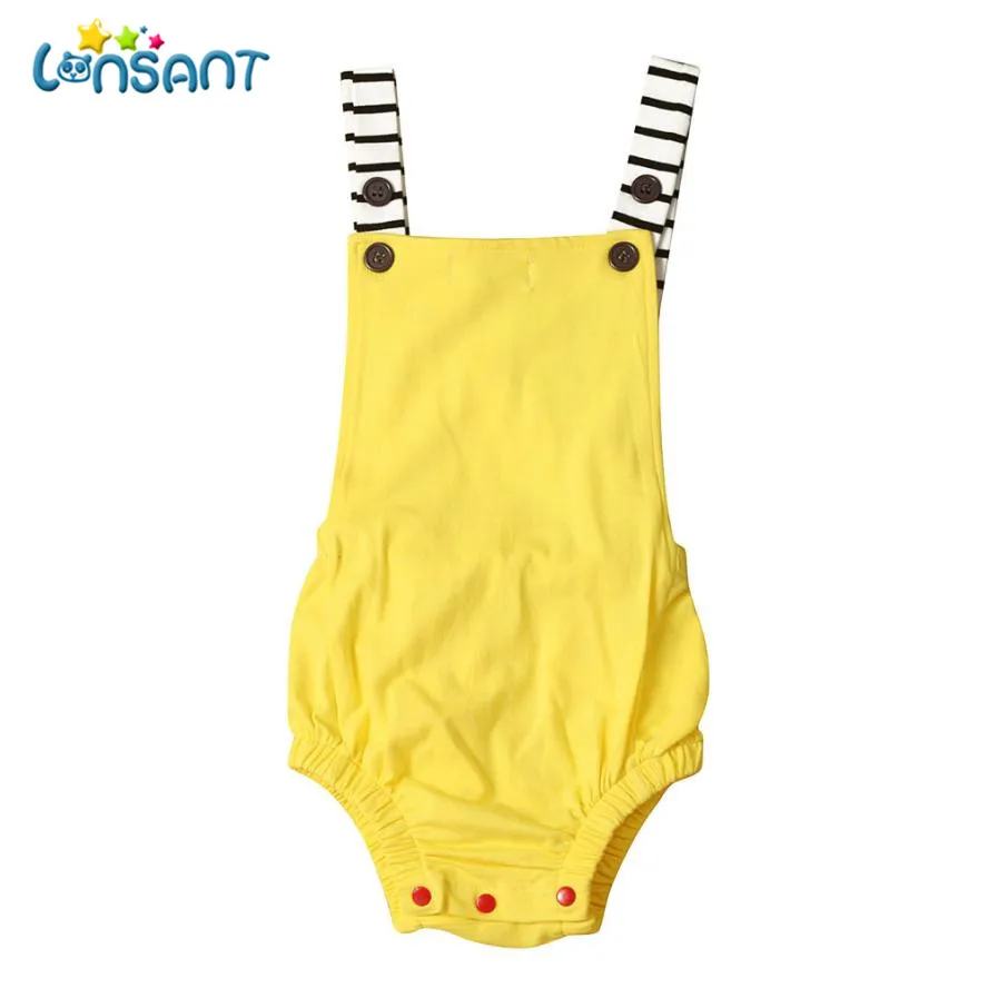 LONSANT 2017 Baby Jumpsuit Unisex Boys Girls Clothes Striped Sleeveless Rompers High Quality Cotton Baby Roupas Dropshipping
LONSANT 2017 Baby Jumpsuit Unisex Boys Girls Clothes Striped Sleeveless Rompers High Quality Cotton Baby Roupas Dropshipping