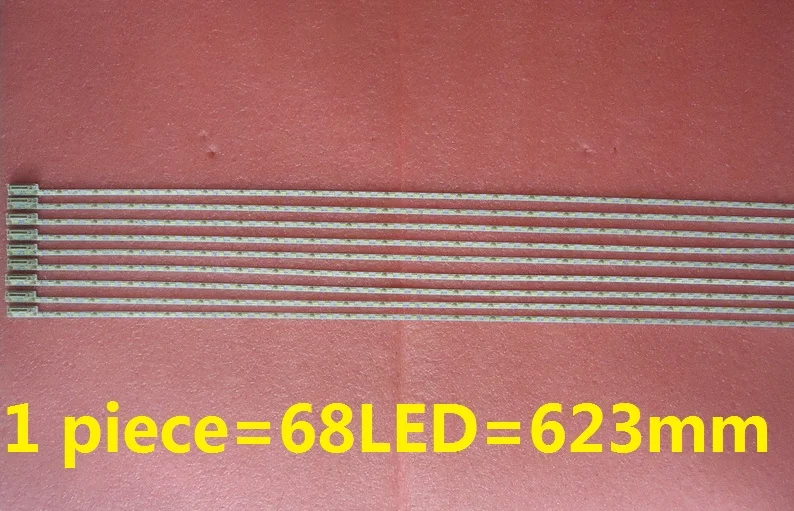 50"LED strip V500H1-ME1-TLEM9 for screen V500HJ1-ME1 1 piece=68LED=62.3CM 623MM*4.0mm*1.2mm
50"LED strip V500H1-ME1-TLEM9 for screen V500HJ1-ME1 1 piece=68LED=62.3CM 623MM*4.0mm*1.2mm