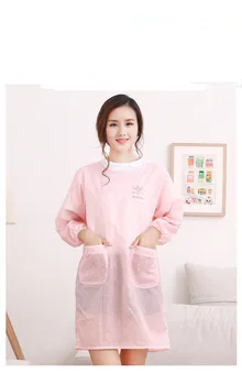 1PC Woman Long sleeved Apron Adjustable Apron Overalls Anti Oil Stain Pockets for Waiter Kitchen Anti Dress Overclothes ND 002
1PC Woman Long sleeved Apron Adjustable Apron Overalls Anti Oil Stain Pockets for Waiter Kitchen Anti Dress Overclothes ND 002