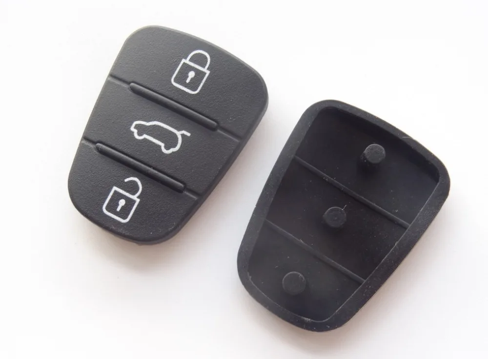 Сменный резиновый чехол с 3 кнопками откидной корпус автомобильного ключа