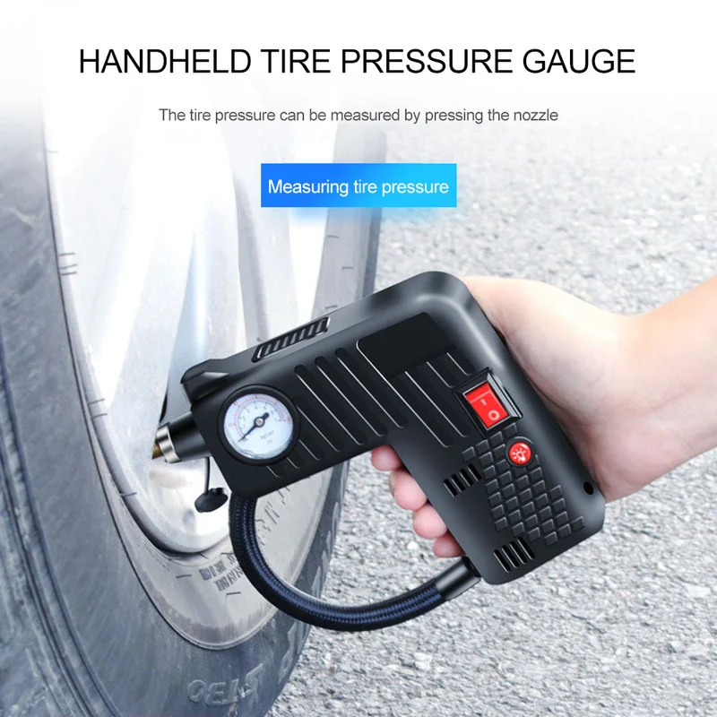 Multi-Function 12V Portable Car Tire Air Pump Black/Green Dropshipping Emergency Lighting Safety Hammer Electric Fast Inflator
Multi-Function 12V Portable Car Tire Air Pump Black/Green Dropshipping Emergency Lighting Safety Hammer Electric Fast Inflator