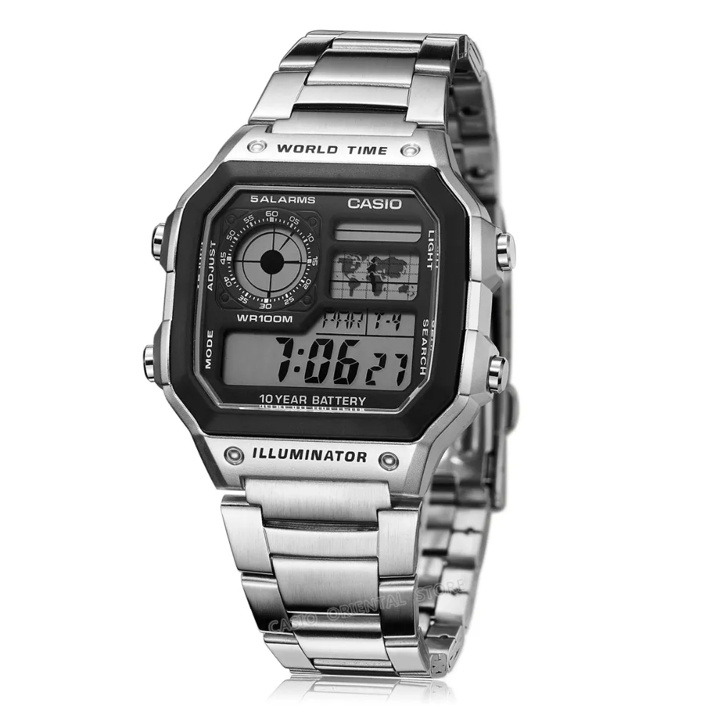 

Casio Watch Digital Fashion Relogio Men Sport Large Dial Digital Watch Watches Business New 2017 Wristwatch relogio AE-1300WH-8A