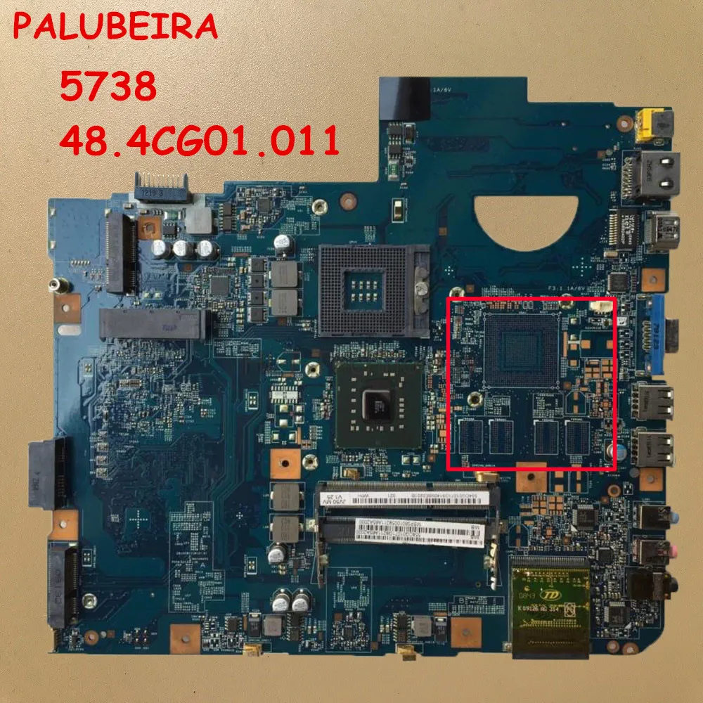 PALUBEIRA материнская плата для Acer 5738 MB.P5601.007 (MBP5601007) ноутбук 48.4CG01.011 100% работы |