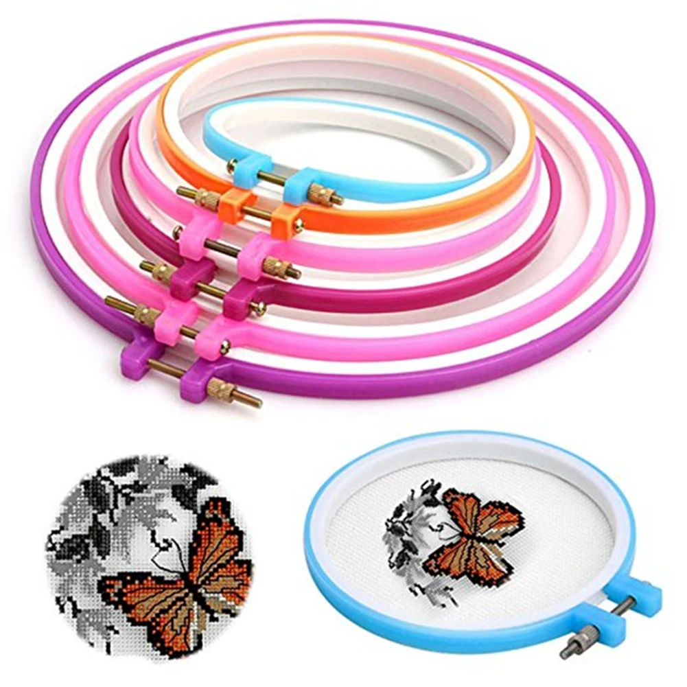 5 Pcs/set Embroidery Circles Set Round Cross Stitch Adjustment Card Slot Embroidery Hoop Ring Stretch Tool
5 Pcs/set Embroidery Circles Set Round Cross Stitch Adjustment Card Slot Embroidery Hoop Ring Stretch Tool