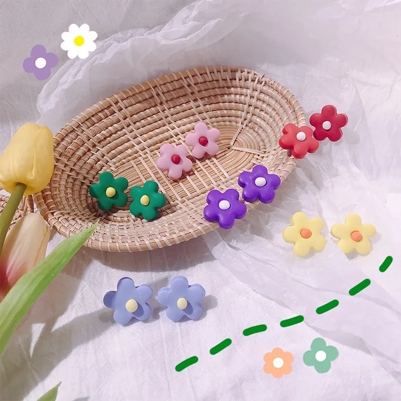 Fashion Cute Jewelry Colorful Red Green Fun Earrings Stud Sunflower Acrylic Earrings 2019 Summer for Girls Gift
Fashion Cute Jewelry Colorful Red Green Fun Earrings Stud Sunflower Acrylic Earrings 2019 Summer for Girls Gift