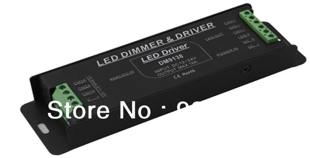 0/1-10V 0-10V LED DIMMER & LED DRIVER Constant Voltage 3 Channels Input DC12 to 24V Single CH <6A Max output432W Model:DM9138
0/1-10V 0-10V LED DIMMER & LED DRIVER Constant Voltage 3 Channels Input DC12 to 24V Single CH <6A Max output432W Model:DM9138