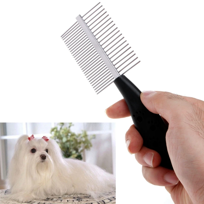 Pet Cat Dog Puppy Trimmer Grooming Comb Brush Anti-static Rake Hair Shedding 2 Sides
Pet Cat Dog Puppy Trimmer Grooming Comb Brush Anti-static Rake Hair Shedding 2 Sides