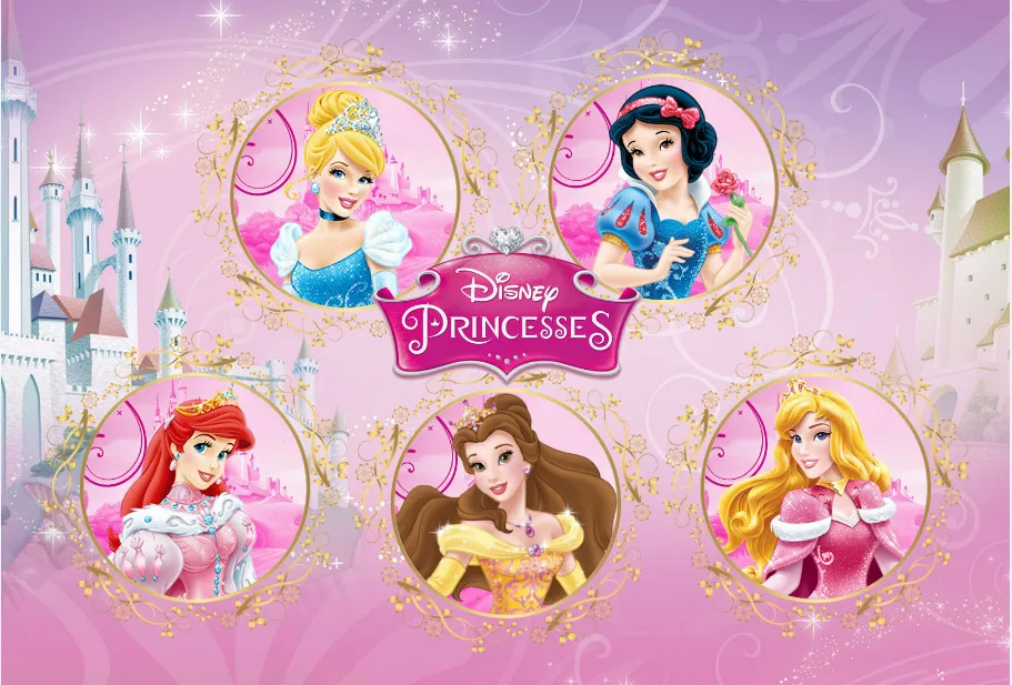 Customize Vinyl Photography Background disney princesses Children girls birthday party Backdrops for Photo Studio
Customize Vinyl Photography Background disney princesses Children girls birthday party Backdrops for Photo Studio