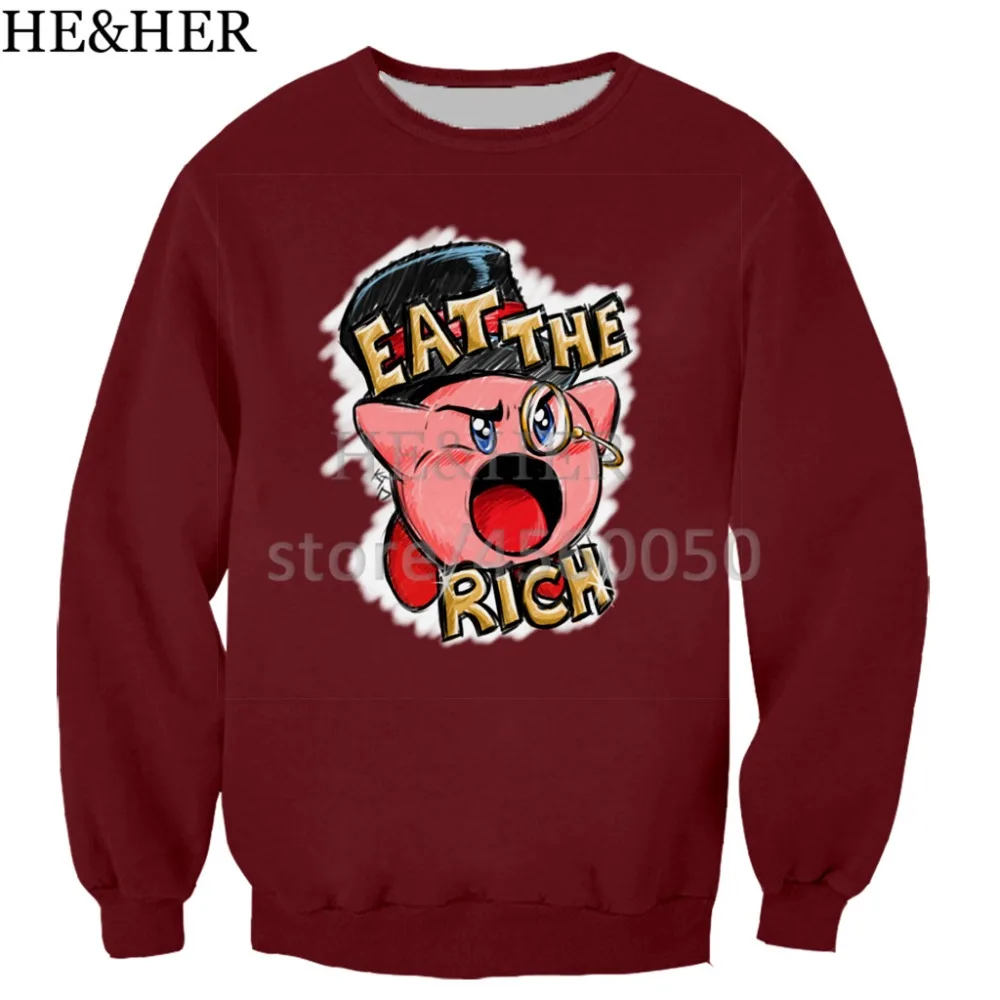 Funny fashion eat the rich cute men women pullover sweatshirts plain sweatshirt 3D printed cool streetstyle sweatshirts
Funny fashion eat the rich cute men women pullover sweatshirts plain sweatshirt 3D printed cool streetstyle sweatshirts