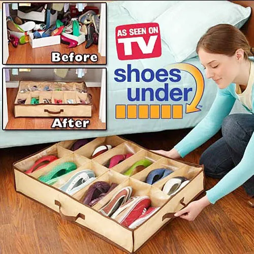 Hot sales Portable Creative 12 Pairs Fabric Storage Organizer Holder Shoes Box Dust and moisture Folding Box Container Case
Hot sales Portable Creative 12 Pairs Fabric Storage Organizer Holder Shoes Box Dust and moisture Folding Box Container Case