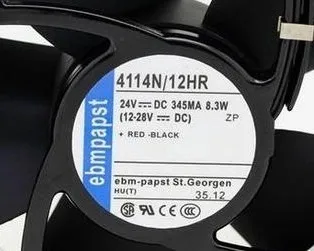 Original ebmpapst 12038 TYP 4114N / 12HR DC 24V 345MA 8.3W 120 * 120 * 38MM variable frequency cooling fan
Original ebmpapst 12038 TYP 4114N / 12HR DC 24V 345MA 8.3W 120 * 120 * 38MM variable frequency cooling fan