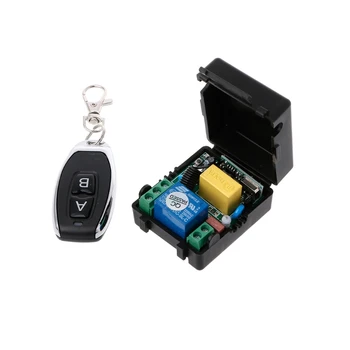 AC 220V 10A 1CH RF 433MHz Wireless Remote Control Switch Receiver + Transmitter Kit
AC 220V 10A 1CH RF 433MHz Wireless Remote Control Switch Receiver + Transmitter Kit