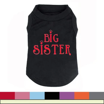 Red BIG SISTER Printed Pet Puppy Clothes Shirts Tee Clothes T Shirts for Small Medium Large
Red BIG SISTER Printed Pet Puppy Clothes Shirts Tee Clothes T Shirts for Small Medium Large