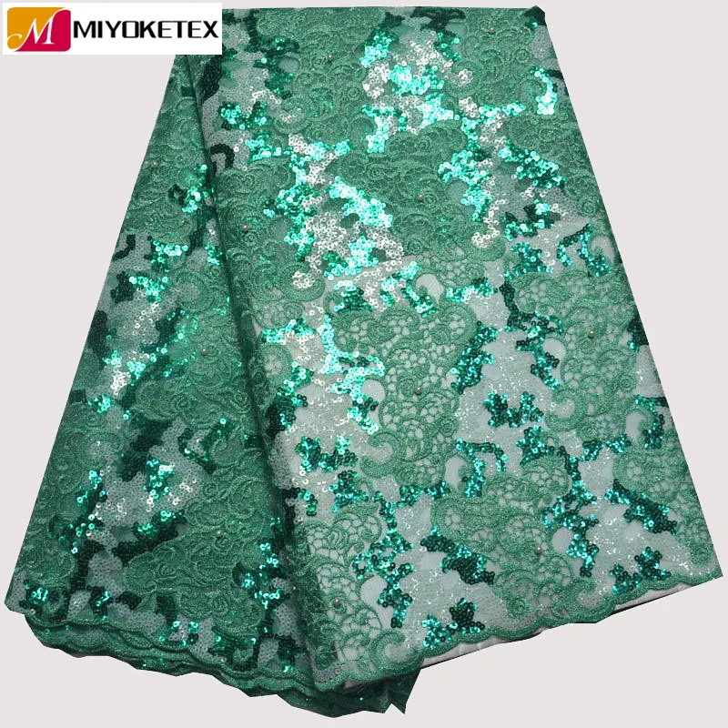 2019 Latest French Organza Laces Fabric High Quality African Tulle Laces Fabric Sequins Laces In Green For Party Dress PSA624-3
2019 Latest French Organza Laces Fabric High Quality African Tulle Laces Fabric Sequins Laces In Green For Party Dress PSA624-3