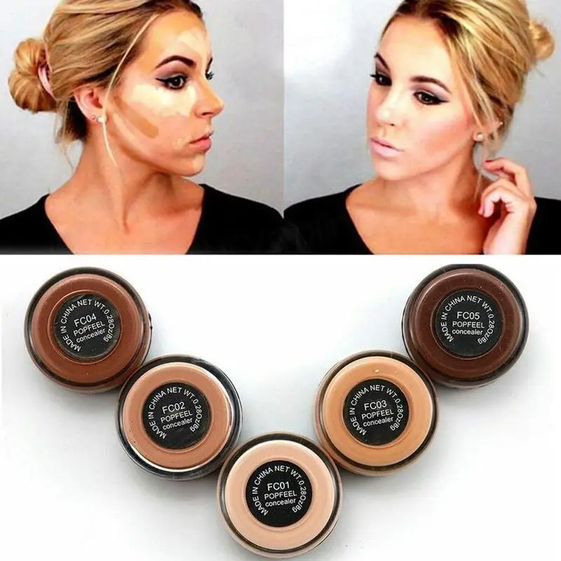 1PC Full Cover 5 Colors Concealer Makeup Dark Circles Spot Hide Base Cosmetic Face Corrector Foundation Contour Concealer Cream
1PC Full Cover 5 Colors Concealer Makeup Dark Circles Spot Hide Base Cosmetic Face Corrector Foundation Contour Concealer Cream