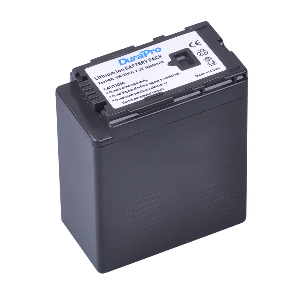 Durapro 1PC 6000mAh VW-VBG6 VW VBG6 li-ion аккумулятор для PANASONIC Φ HMC73 HMC150 HPX250 AC160MC AG-HMC71
Durapro 1PC 6000mAh VW-VBG6 VW VBG6 li-ion аккумулятор для PANASONIC Φ HMC73 HMC150 HPX250 AC160MC AG-HMC71