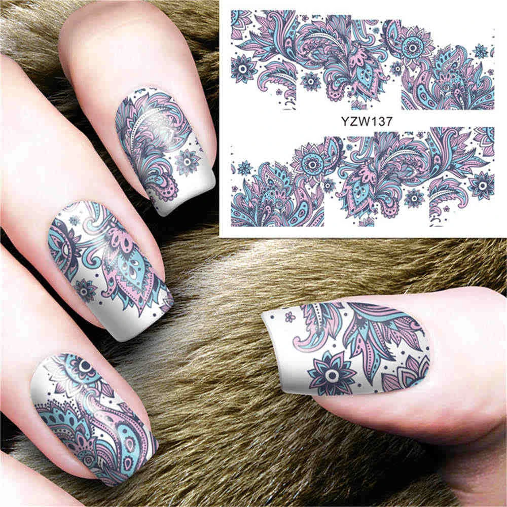 Fantasy Colorful Nail Art Stickers Water Transfer Decals 3D Manicure Designs Sets Rose Flower Bird Nail Art Decor Beauty Tips
Fantasy Colorful Nail Art Stickers Water Transfer Decals 3D Manicure Designs Sets Rose Flower Bird Nail Art Decor Beauty Tips