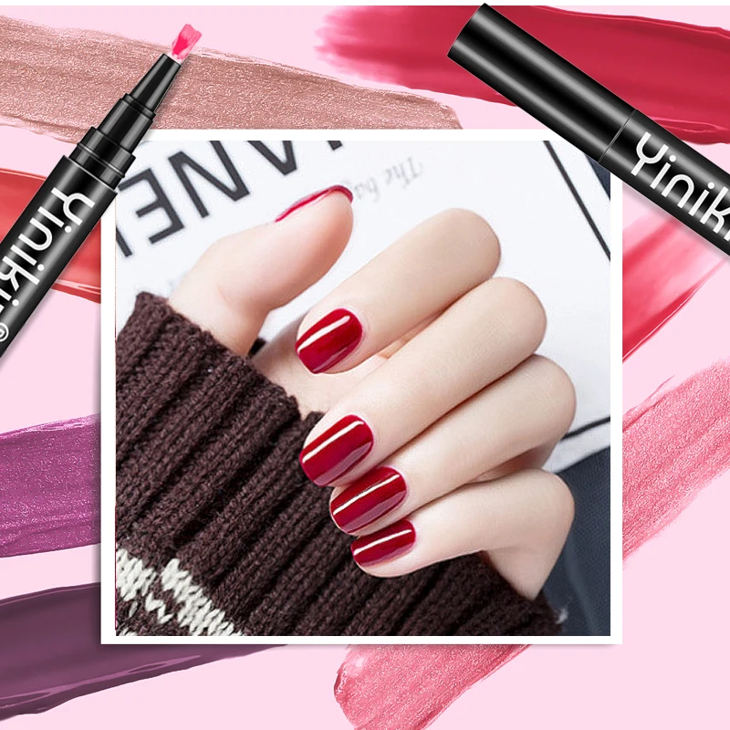 Pretty 9 Colors One Step Nail Polish Pen Solid Color Nail Gel UV Nail Pen Nails Art Accessories Manicure Glue Liquid Latex TSLM1
Pretty 9 Colors One Step Nail Polish Pen Solid Color Nail Gel UV Nail Pen Nails Art Accessories Manicure Glue Liquid Latex TSLM1