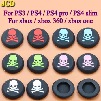 JCD 2pcs Skull Silicone Analog JoyStick Grips Cap for PS3 PS4 Pro / Slim Controllers JoyStick Cover for Xbox 360 / One
JCD 2pcs Skull Silicone Analog JoyStick Grips Cap for PS3 PS4 Pro / Slim Controllers JoyStick Cover for Xbox 360 / One