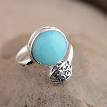 FNJ 925 Silver Amazonite Ring for Women Jewelry Natural Blue Stone New Fashion 100% Pure S925 Silver Ring Adjustable Size
FNJ 925 Silver Amazonite Ring for Women Jewelry Natural Blue Stone New Fashion 100% Pure S925 Silver Ring Adjustable Size