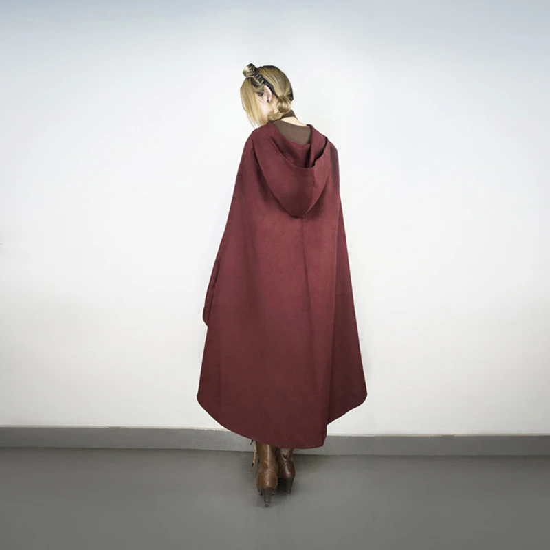 Steam Punk Little Red Riding Hood Suede Lolita Cloak Dress smock Hat mantle wine coffee color girl cloth steampunk vintage Retro
Steam Punk Little Red Riding Hood Suede Lolita Cloak Dress smock Hat mantle wine coffee color girl cloth steampunk vintage Retro
