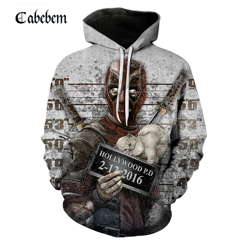 Men's 3D deadpool animated print hoodie sweatshirt stylish men's/women's all-purpose sportswear long sleeve hoodie new 2019
Men's 3D deadpool animated print hoodie sweatshirt stylish men's/women's all-purpose sportswear long sleeve hoodie new 2019