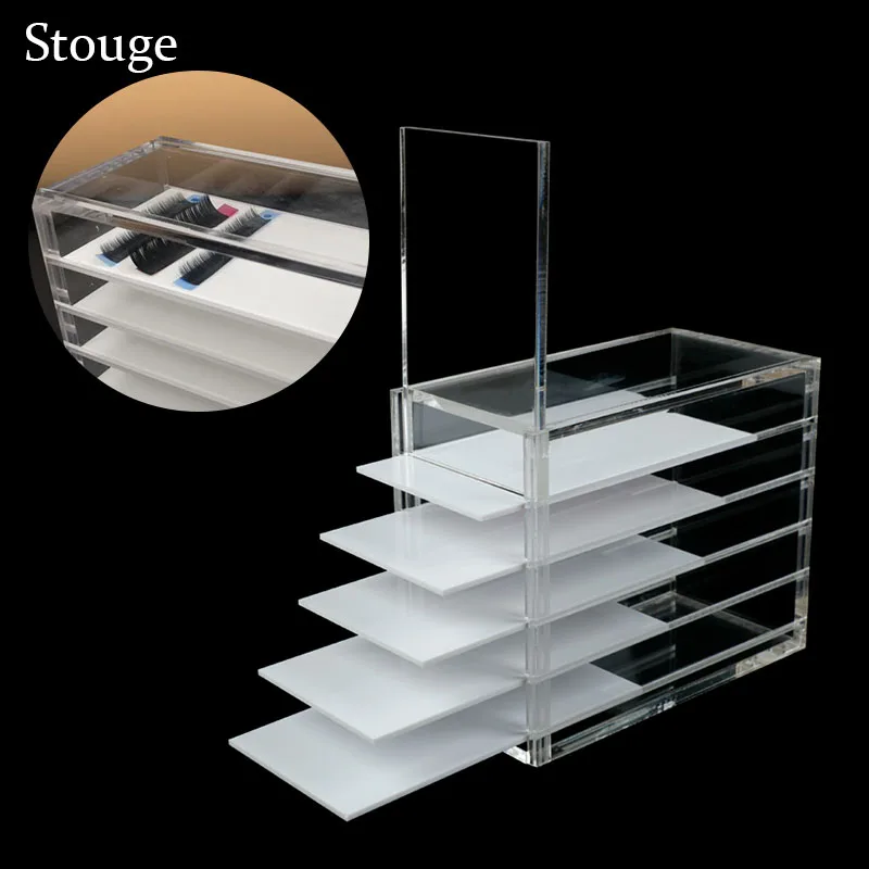 1PC 5 Layers Acrylic Eyelashes Box False Eyelash Display Rack Grafting Eyelash Transparent Organizer Storage Box Eyelashes Rack
1PC 5 Layers Acrylic Eyelashes Box False Eyelash Display Rack Grafting Eyelash Transparent Organizer Storage Box Eyelashes Rack